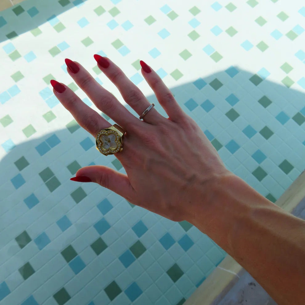 CLEEF RING | GOLD WHITE
