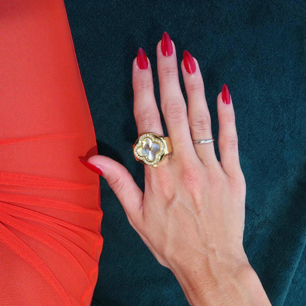 CLEEF RING | GOLD WHITE