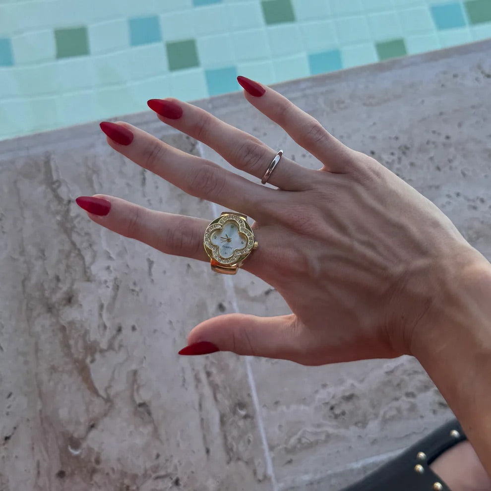 CLEEF RING | GOLD WHITE