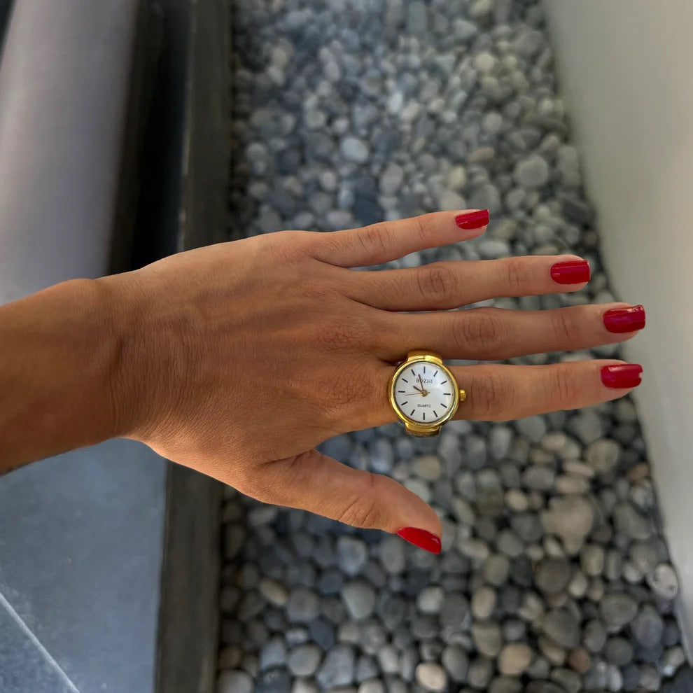 ONYX RING | GOLD