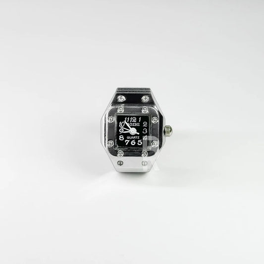 SANTOS RING | SILVER BLACK