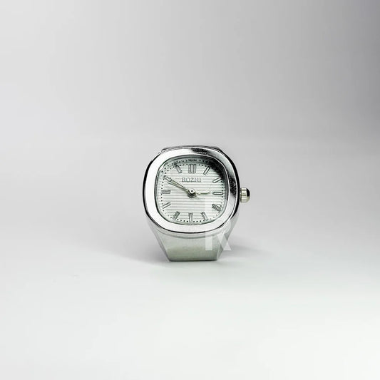 NAUTILUS RING | SILVER WHITE