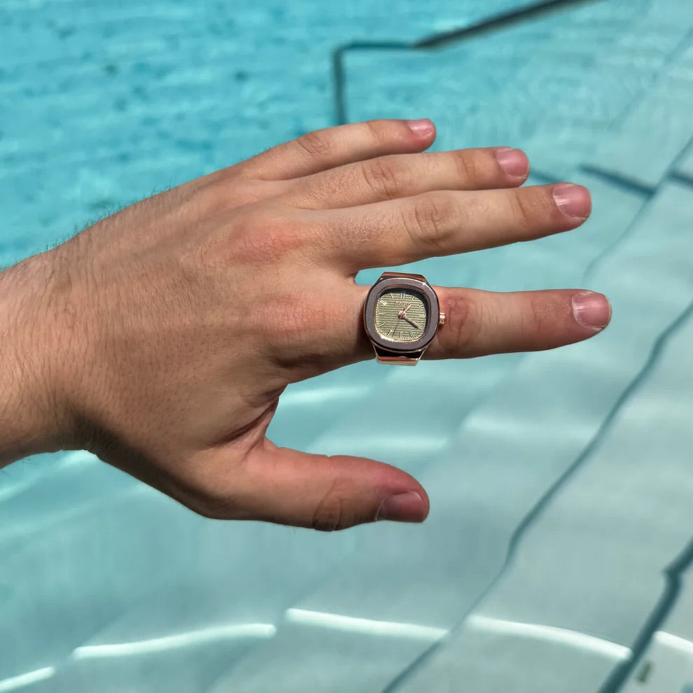 NAUTILUS RING | ROSE GREEN