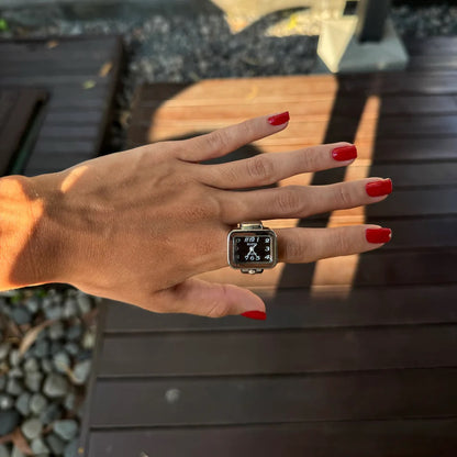 VINTAGE RING | SILVER BLACK