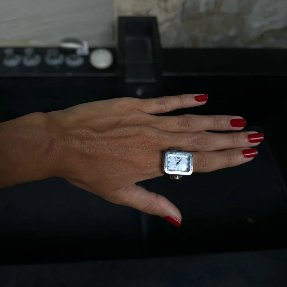 VINTAGE RING | SILVER WHITE