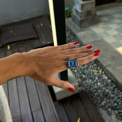VINTAGE RING | SILVER BLUE