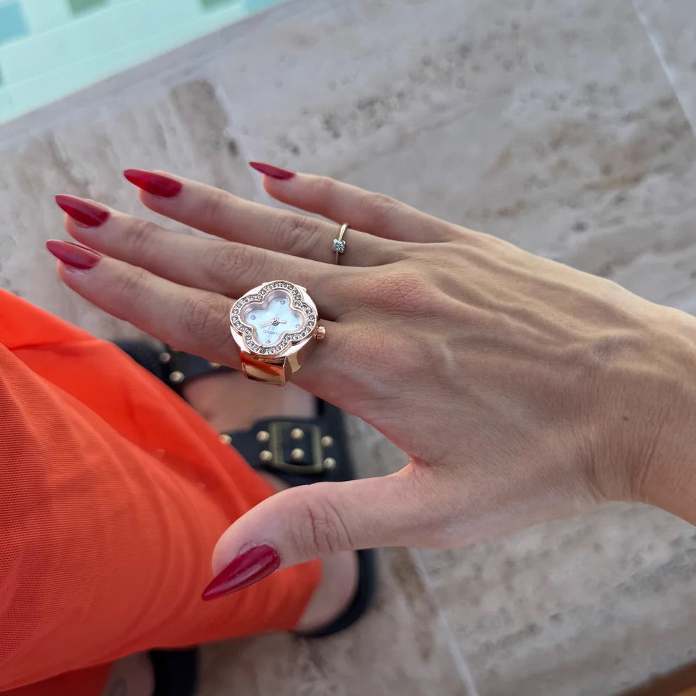 CLEEF RING | ROSE WHITE