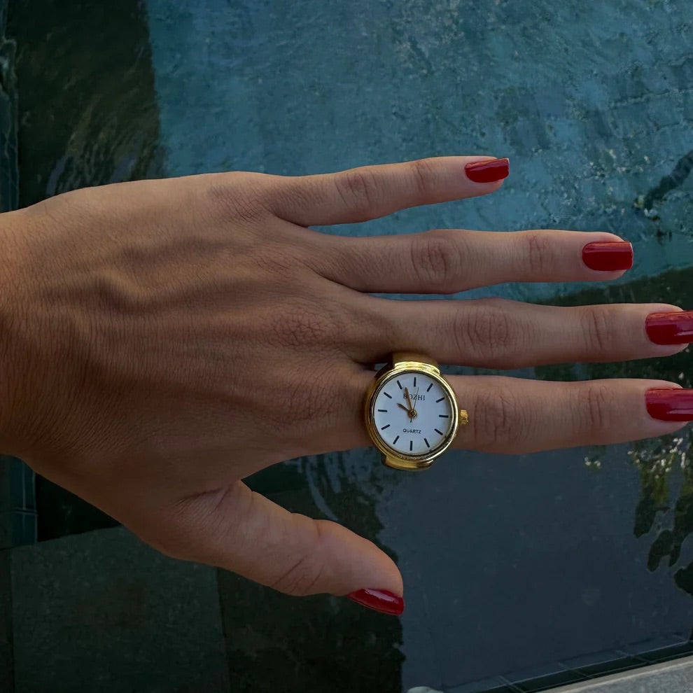ONYX RING | GOLD