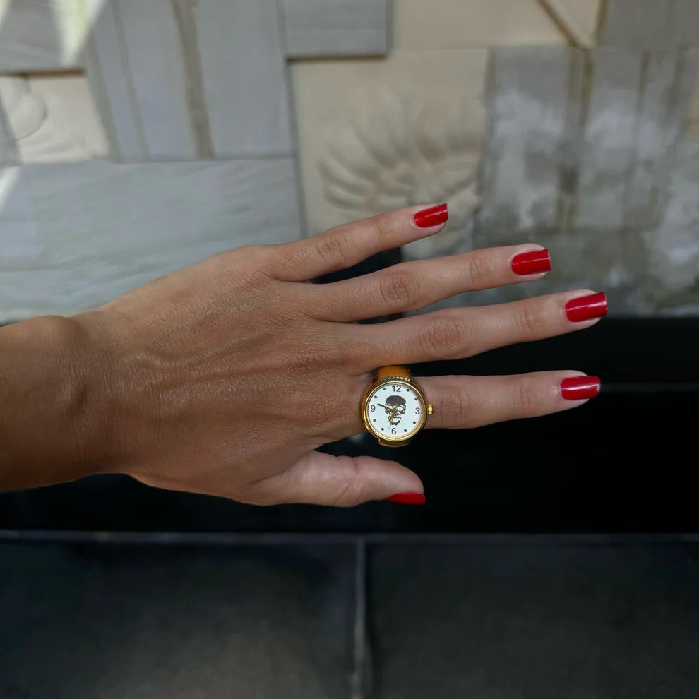 SKULL RING | GOLD
