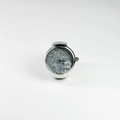 GLITTER RING | SILVER