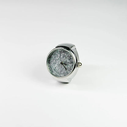 GLITTER RING | SILVER